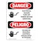 Signmission Safety Sign, OSHA, 14" Height, Rigid Plastic, Electrical Hazard Turn Off Power Spanish OS-DS-P-1014-VS-1199 - alternate 1